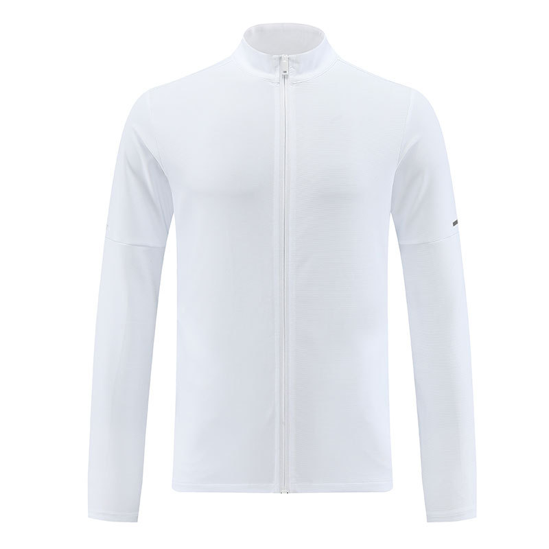 Men's Stand Collar Zip-Up Cardigan Jacket W008