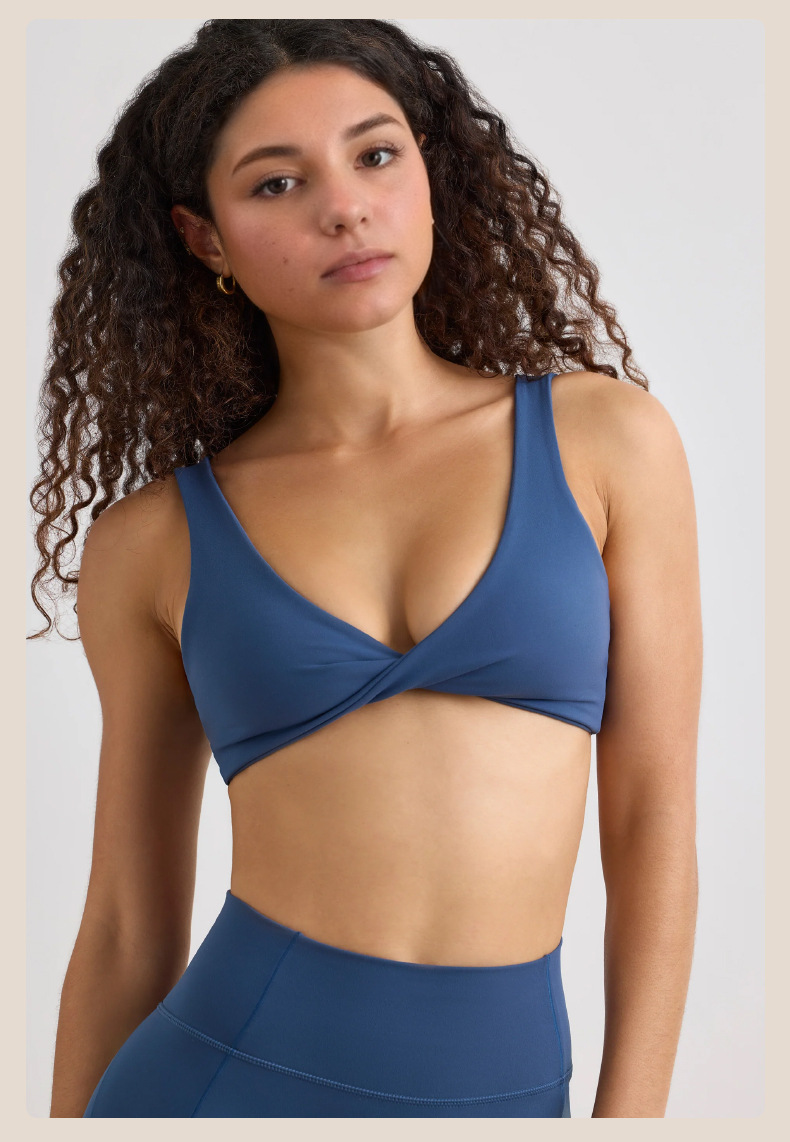 Compression Quick-Dry Sports Bra Set for Outdoor Running Yoga & Fitness SKL-QY-B4008+K4522