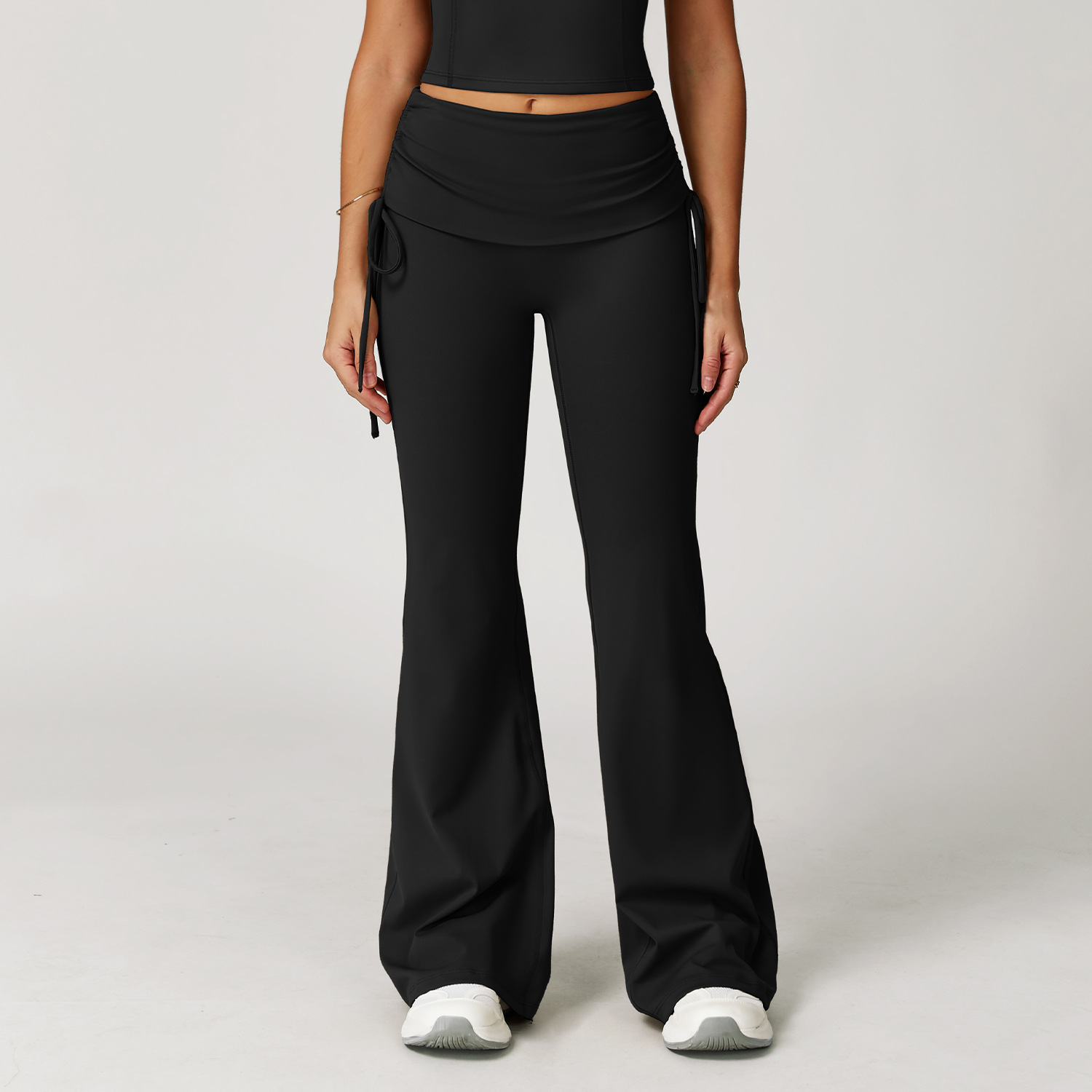  Women's High-Waisted Wide-Leg Slimming Bootcut Pants 3055