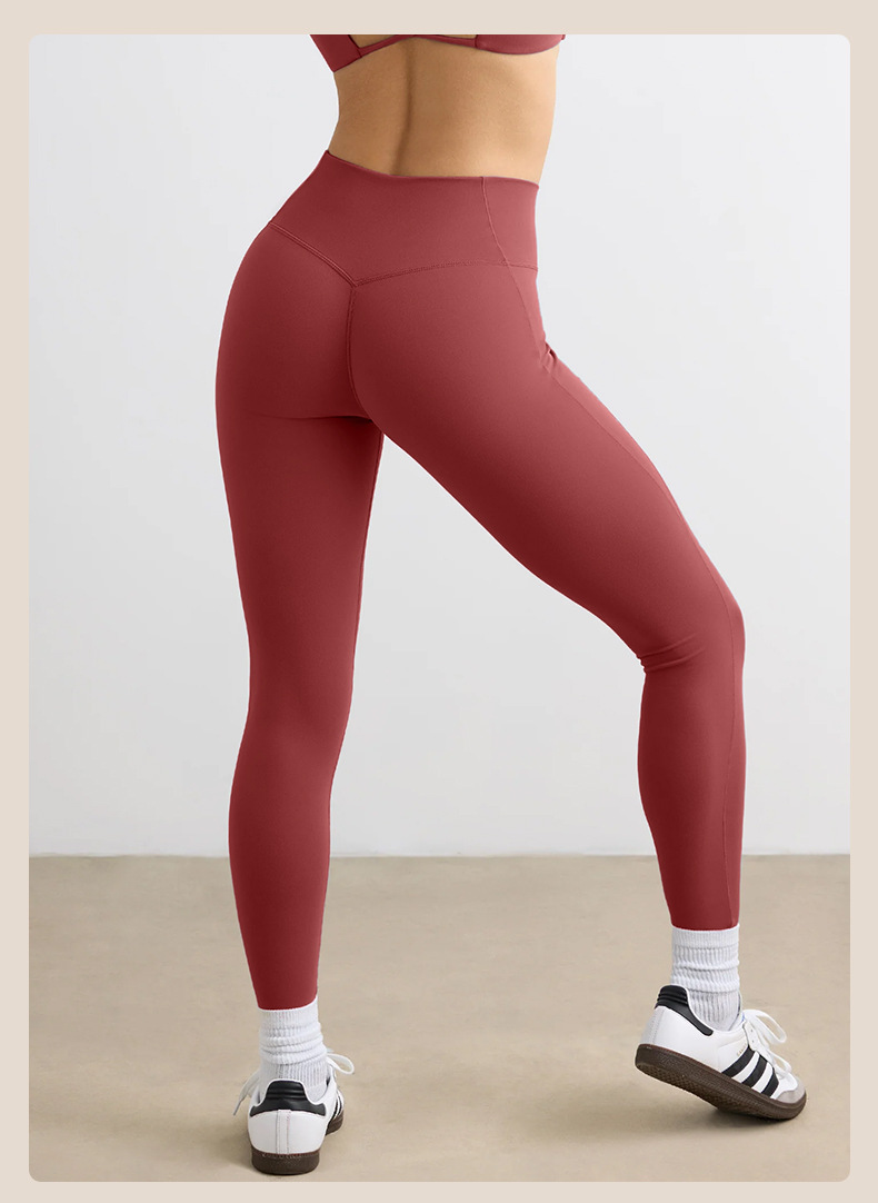 High-waisted Tummy Control and Butt Lifting Fitness Pants, Suitable for Outdoor Running and Yoga SKL-QY-K4522