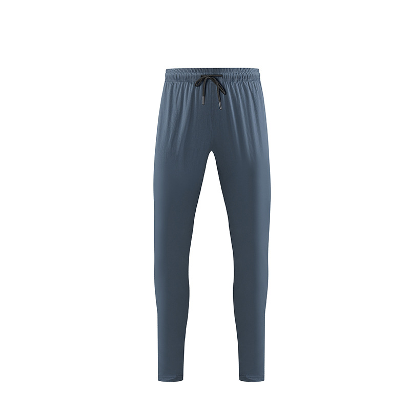 Men's Loose Straight Quick Dry Ice Silk Feel Long Pants 5593