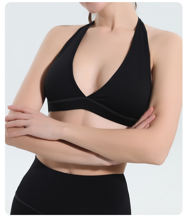Halter Neck Sports Bra for Yoga SKL-QY-B3010