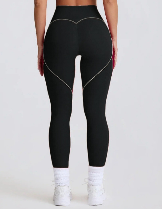 Flat-Waist Solid Color Athletic Yoga Pants SKL-FNK25119
