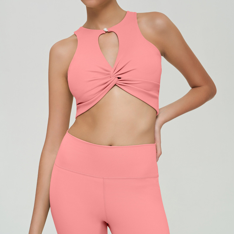 Twist-Knot Hollow-Out Bra for Women SKL-QY-B3055