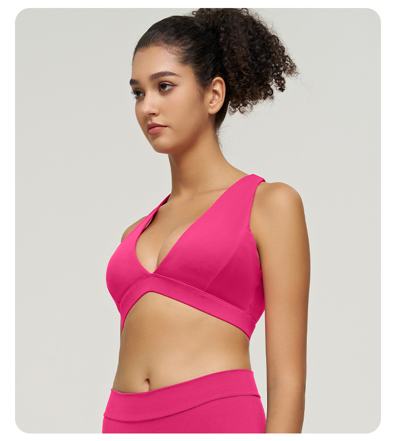 Nude - feeling Yoga Vest with Straps suitable for Running and Fitness SKL-QY-B3088
