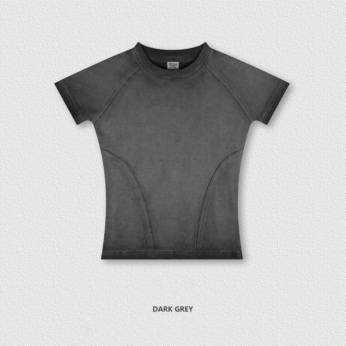 Dopamine Gradient Regular Shoulder Crewneck Short Sleeve  BEN901
