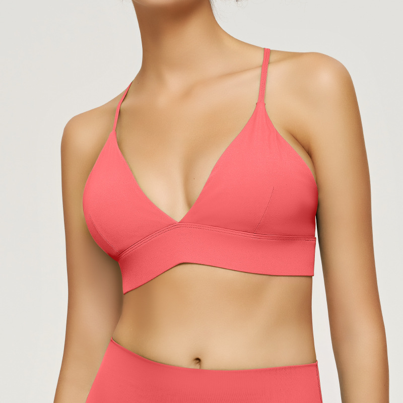 Nude - feeling Yoga Vest with Straps suitable for Running and Fitness SKL-QY-B3086