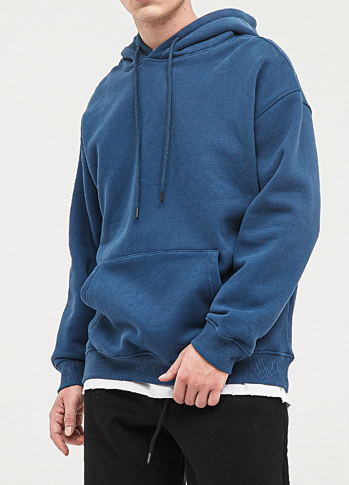  Loose Solid Color Hoodie Unisex BE2622