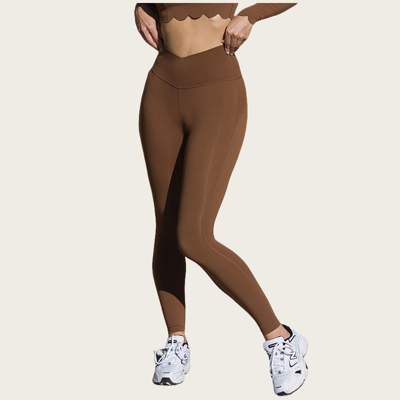 V-Waist Fitness & Yoga Athletic Pants SKL-FNK8811