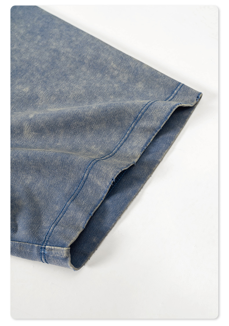 Washed Distressed Short Sleeve T-Shirt BES1975