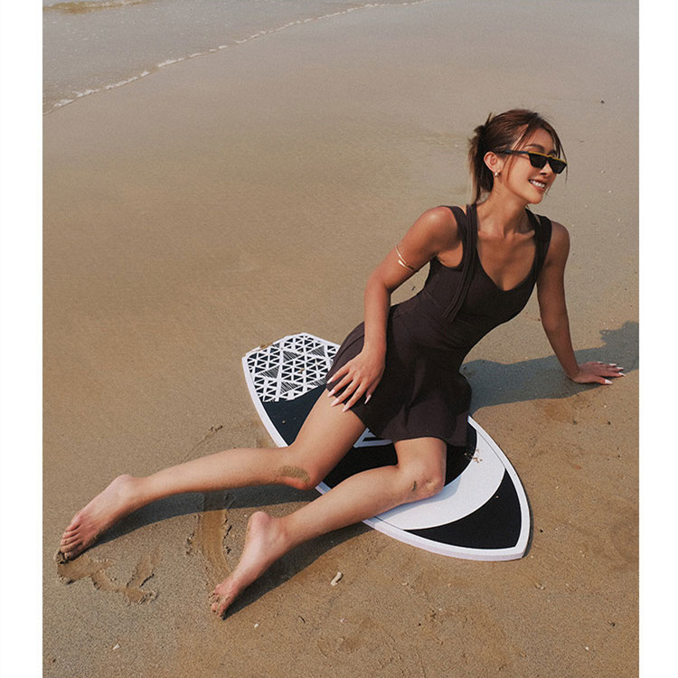Sleeveless Cropped Tennis Skirt Dress for Running Yoga & Fitness SKL-FNK6622