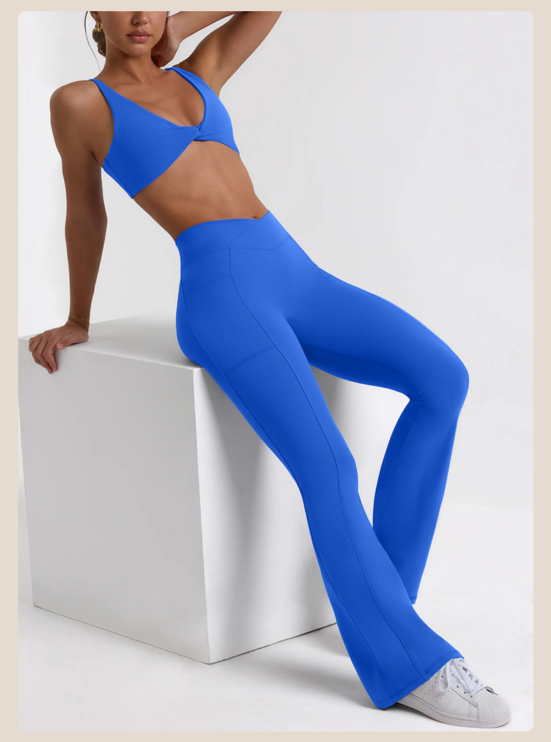 Solid Color Crisscross Strappy Sports Bra for Running Fitness & Yoga SKL-QY-B3075