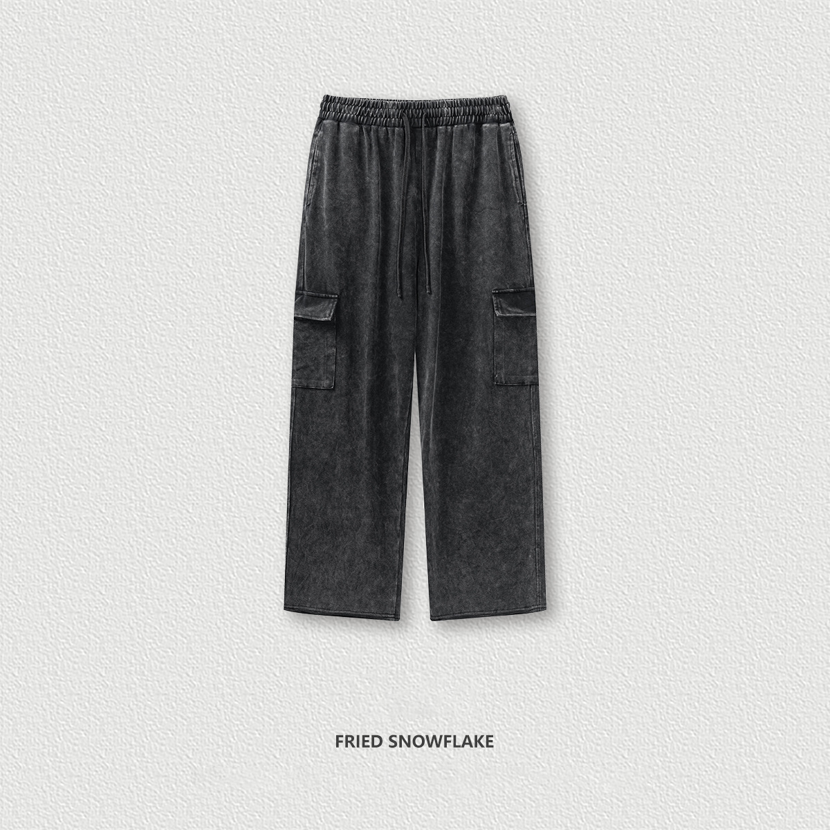 Thin Fabric Multi-Pocket Straight Leg Pants BE3293