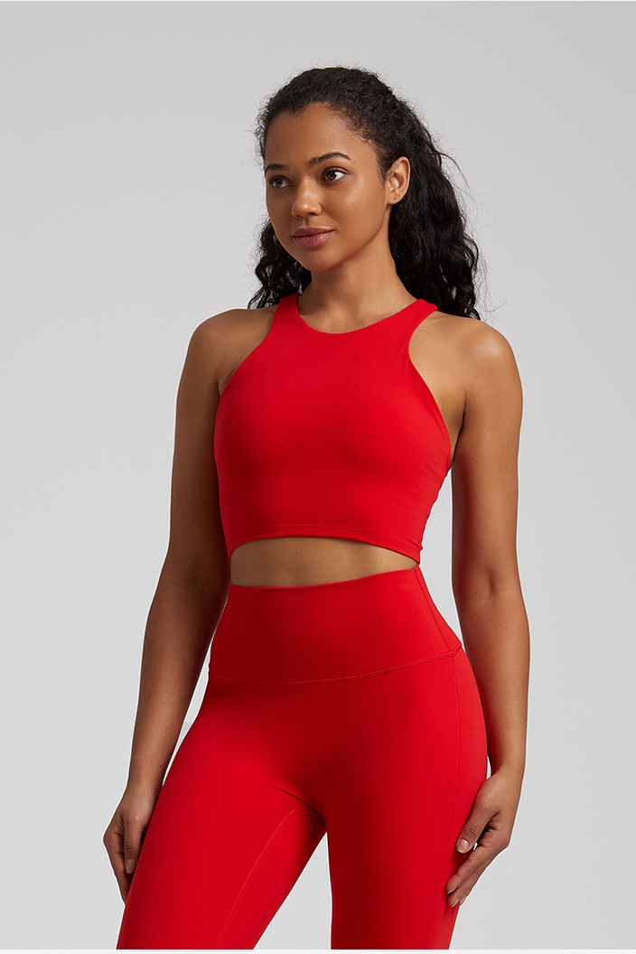 Shockproof Running & Yoga Sports Bra Tank Top with Built-in CupsS KL-LQ4032