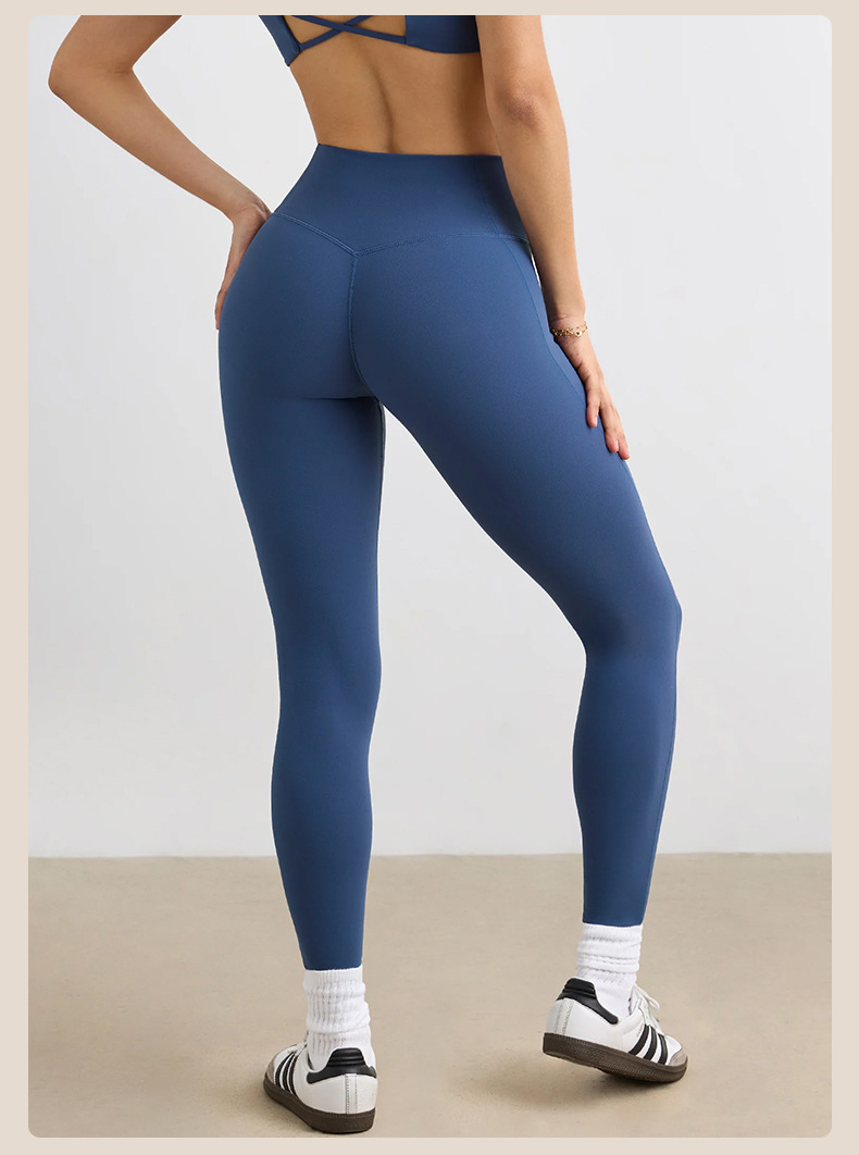 High-waisted Tummy Control and Butt Lifting Fitness Pants, Suitable for Outdoor Running and Yoga SKL-QY-K4522