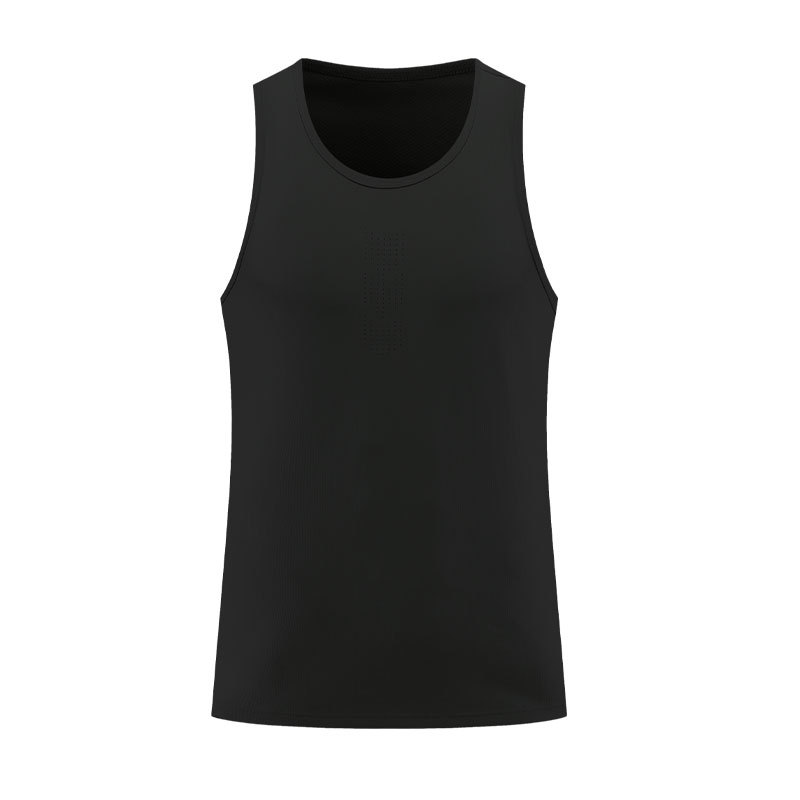 Men's Round Neck Quick-Drying Sleeveless Vest for Sports 4111009