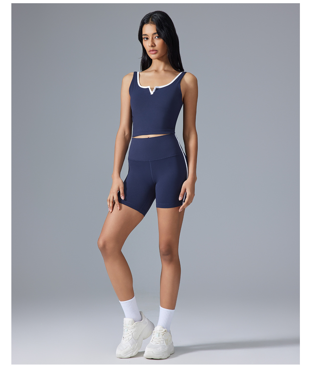 Soft Material Hip Liffting Yoga Shorts D25153