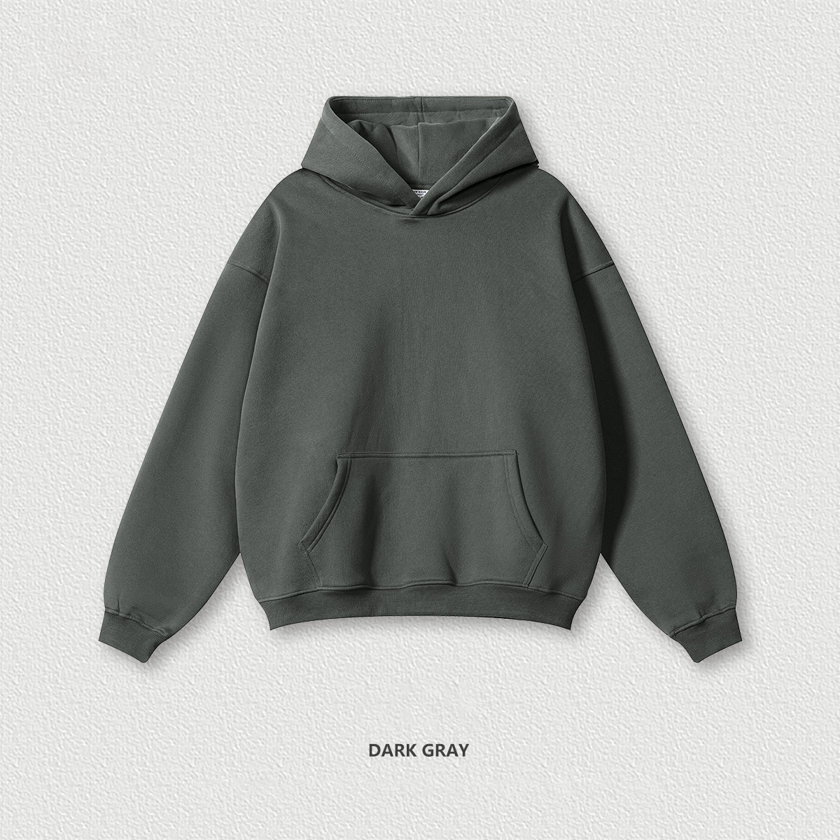  Casual Loose Fleece-Lined Hoodie BEW2406