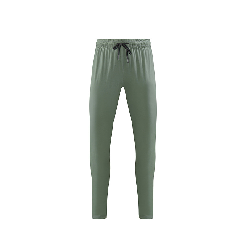 Men's Loose Straight Quick Dry Ice Silk Feel Long Pants 5593