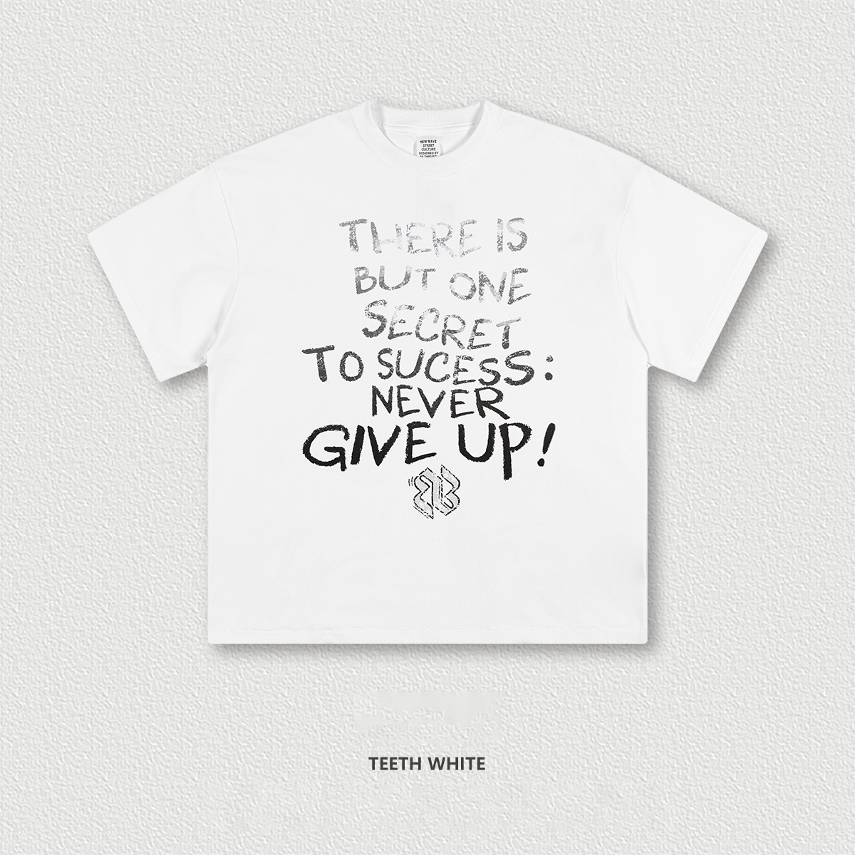 Hip Hop Letter Gradient Short Sleeve T-Shirt BE4389
