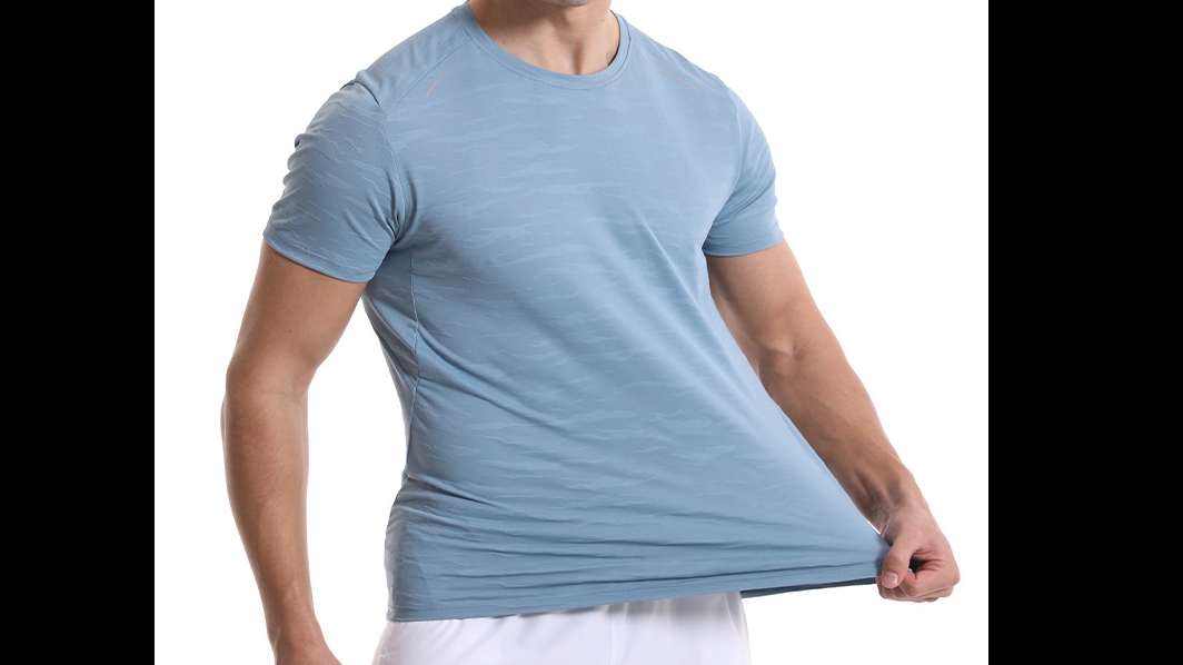 Men's Compression Quick-Dry Short Sleeve Shirt for Intense Sweating 437