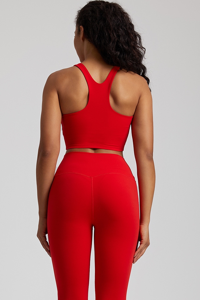 Shockproof Running & Yoga Sports Bra Tank Top with Built-in CupsS KL-LQ4032