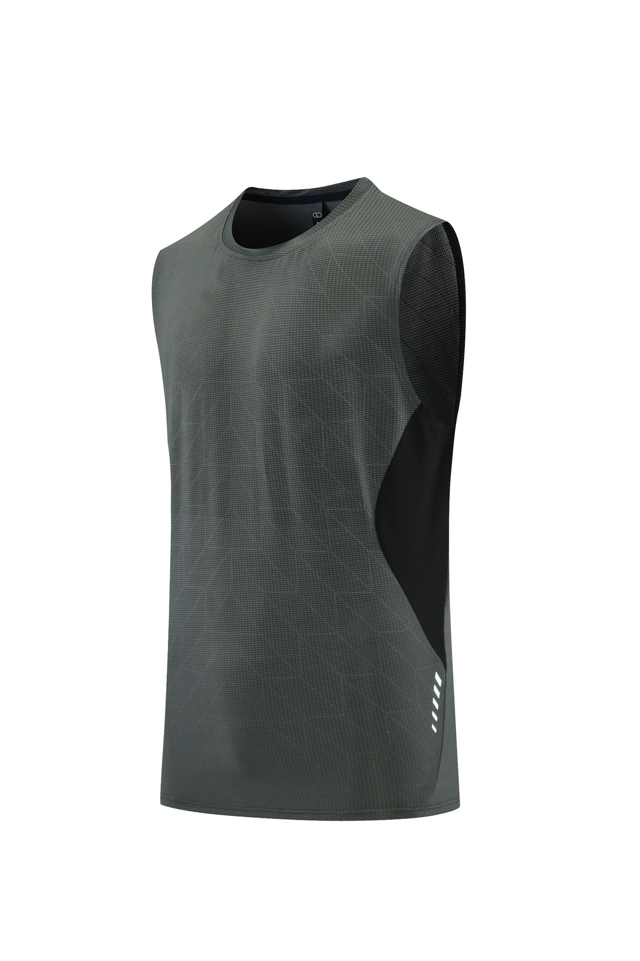 Men's Reflective Strip Sweat-Wicking Sleeveless Vest  G21
