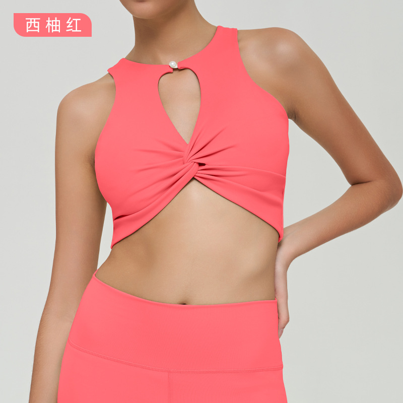 Twist-Knot Hollow-Out Bra for Women SKL-QY-B3055