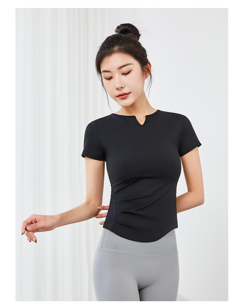 Quick-Dry Yoga Sports Tank Top & Short-Sleeve  SKL-QY22054