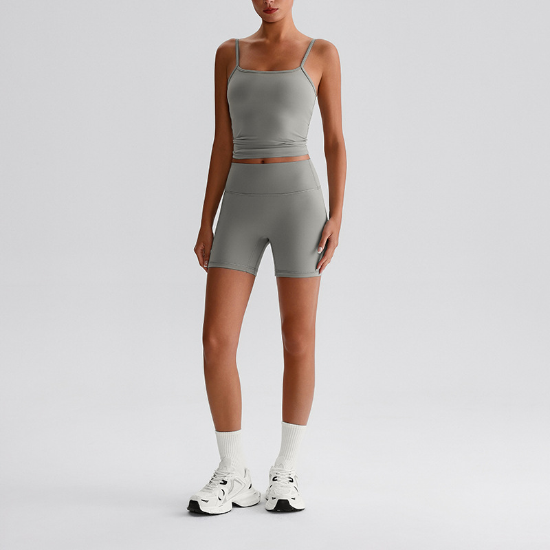 Spring - Summer Two - Piece Sports Pilates Training Fitness Wear Set SKL-LQ0332