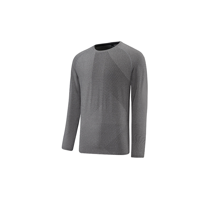  Men's Round Neck Quick Dry Long Sleeve Shirt 891