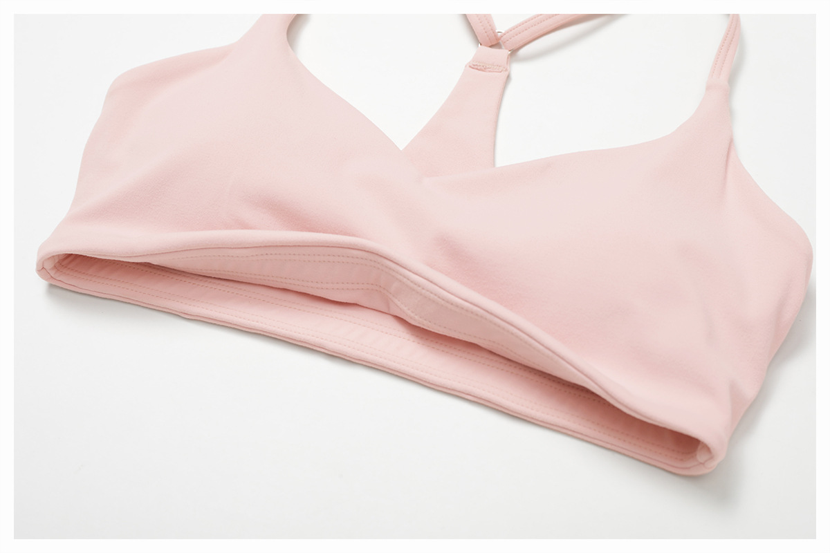 Women's Fleece Lined Y-Back Sports Bra 5061