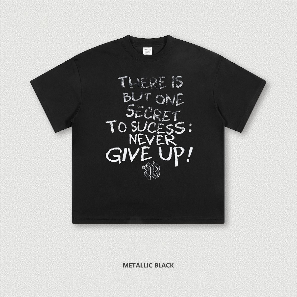 Hip Hop Letter Gradient Short Sleeve T-Shirt BE4389