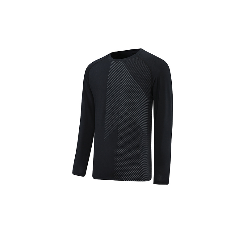  Men's Round Neck Quick Dry Long Sleeve Shirt 891