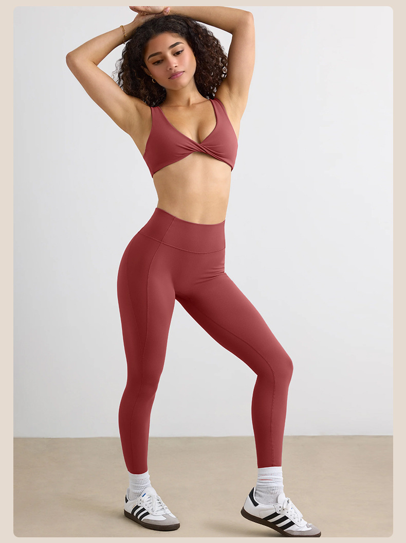 High-waisted Tummy Control and Butt Lifting Fitness Pants, Suitable for Outdoor Running and Yoga SKL-QY-K4522
