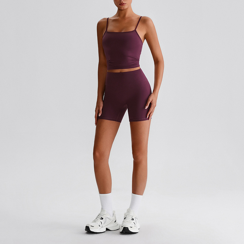 Spring - Summer Two - Piece Sports Pilates Training Fitness Wear Set SKL-LQ0332