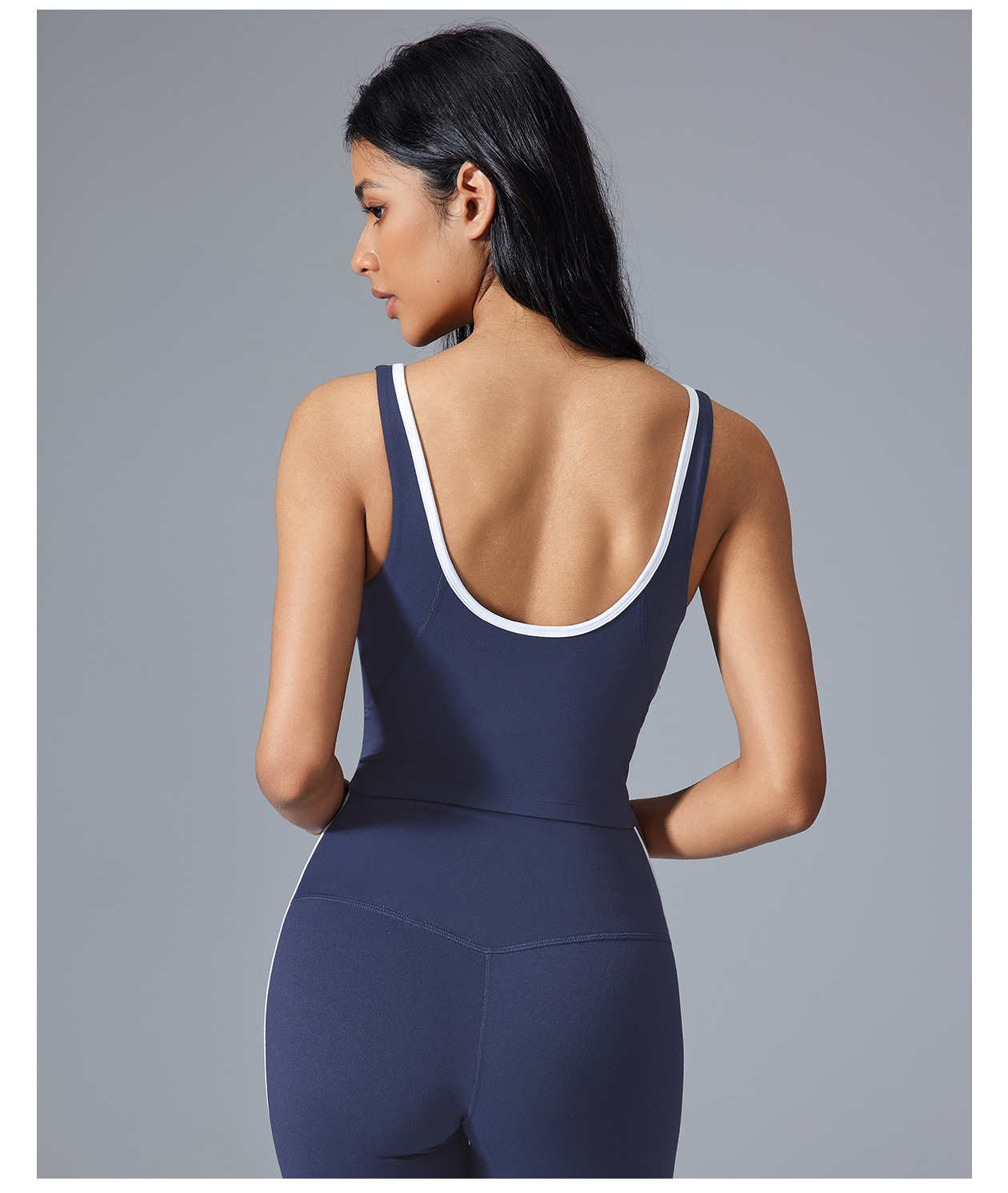 Sexy Solid Color Sports Yoga Bras D25152