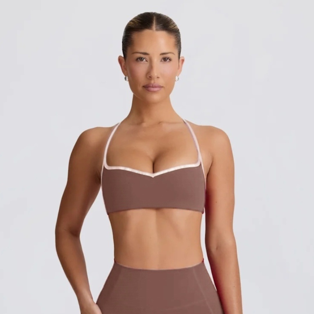 Colorblock Thin Strap U-Neck Racerback Tank Top SKL-FNK25119