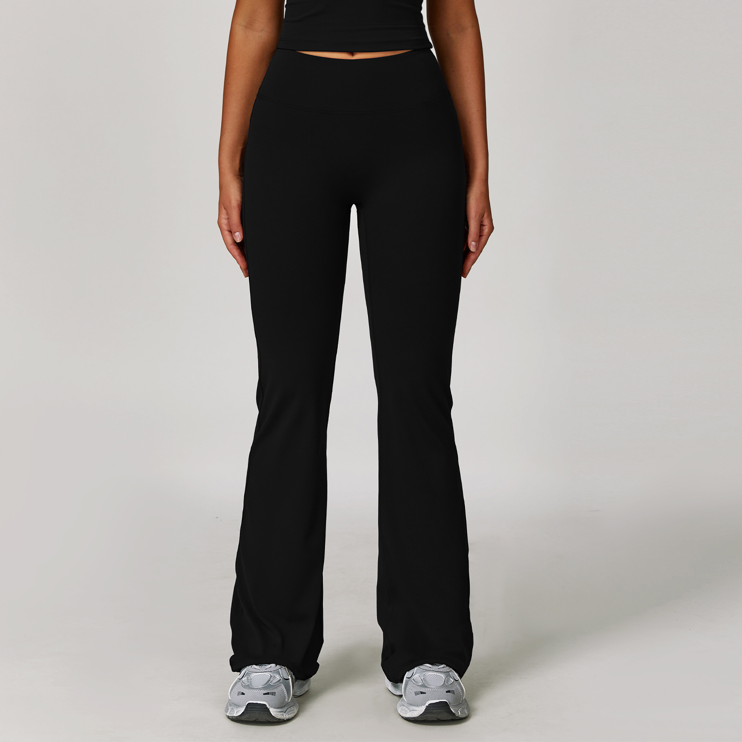 Women's Fleece Lined High-Waisted Yoga Bootcut Leggings 5061