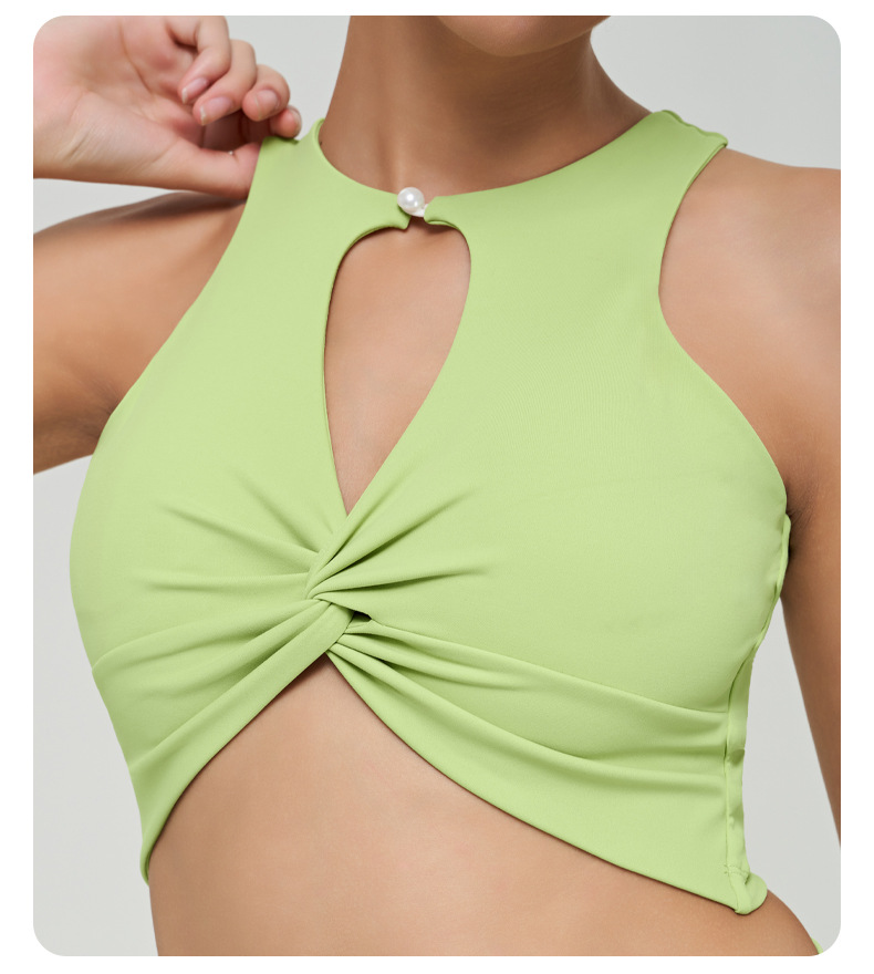 Twist-Knot Hollow-Out Bra for Women SKL-QY-B3055