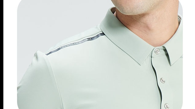 Men's Printed Moisture-Wicking Polo Shirt 411A002