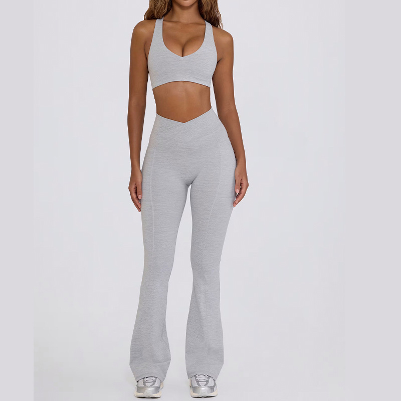 Spaghetti Strap Naked-Sensation Fitness Yoga Leggings Set SKL-QY-B6006+K3609