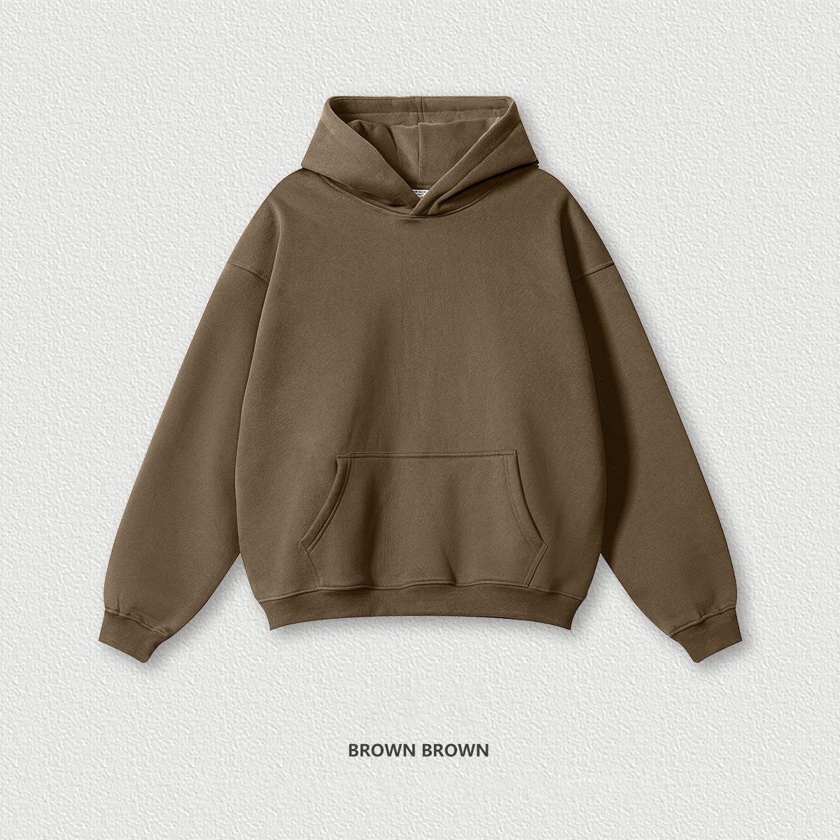  Casual Loose Fleece-Lined Hoodie BEW2406