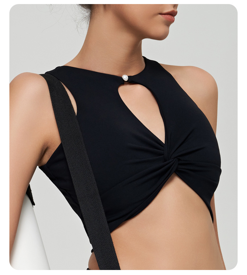 Twist-Knot Hollow-Out Bra for Women SKL-QY-B3055