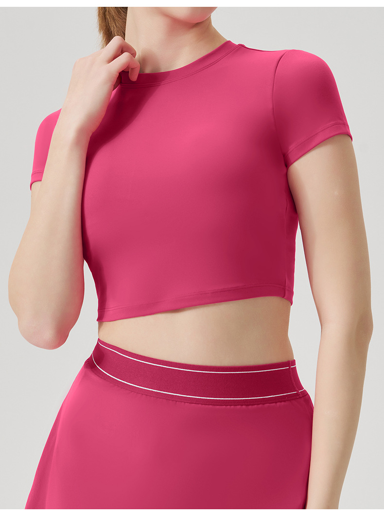 Women's Zip-Up Sexy Running Vest with Shockproof Support SKL-QY-T4895