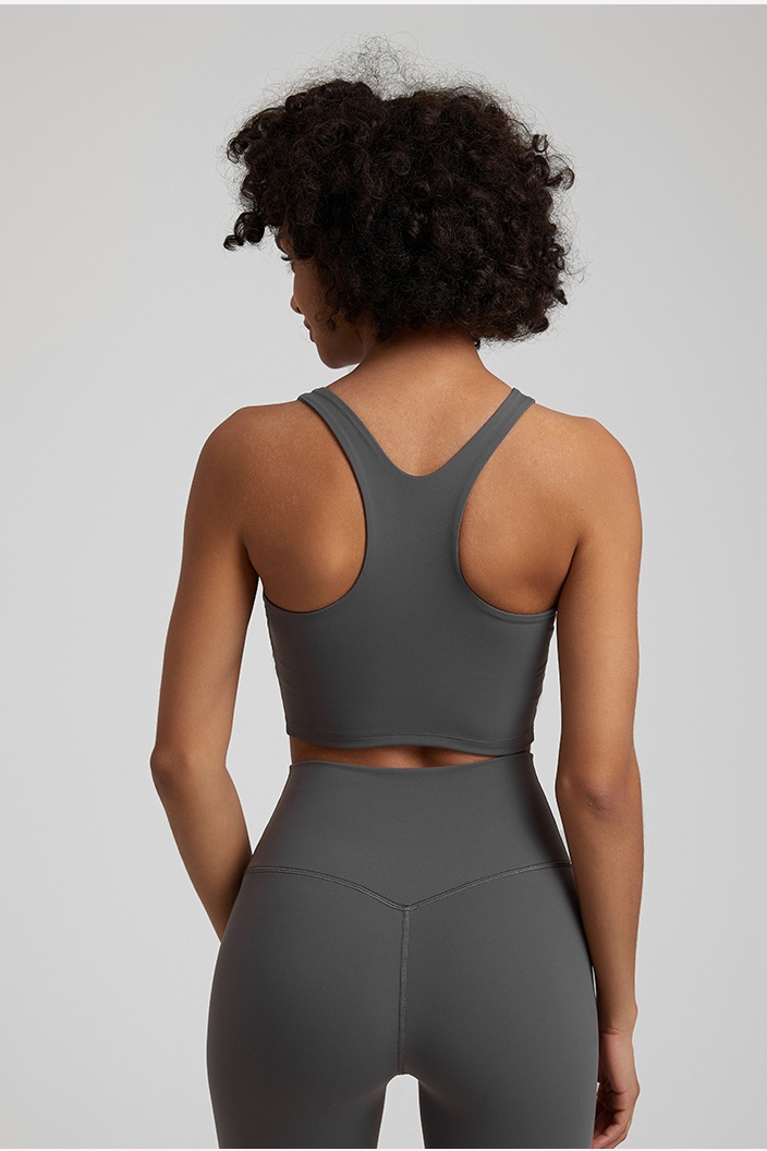 Shockproof Running & Yoga Sports Bra Tank Top with Built-in CupsS KL-LQ4032