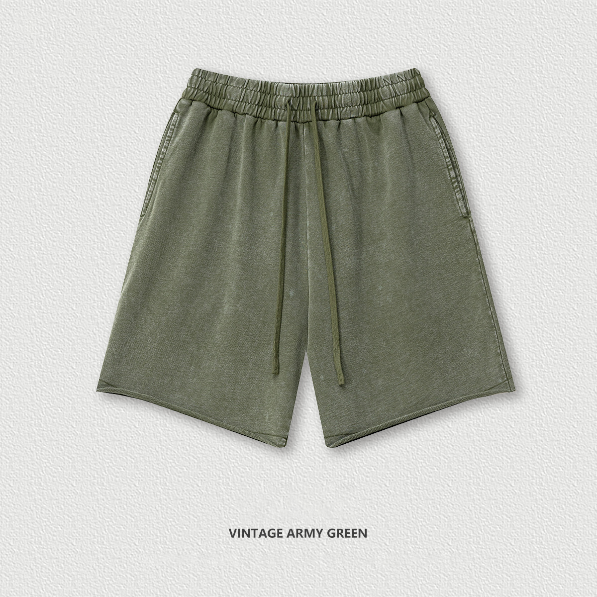 Unisex Casual Cuffed Capri Pants BEK2592