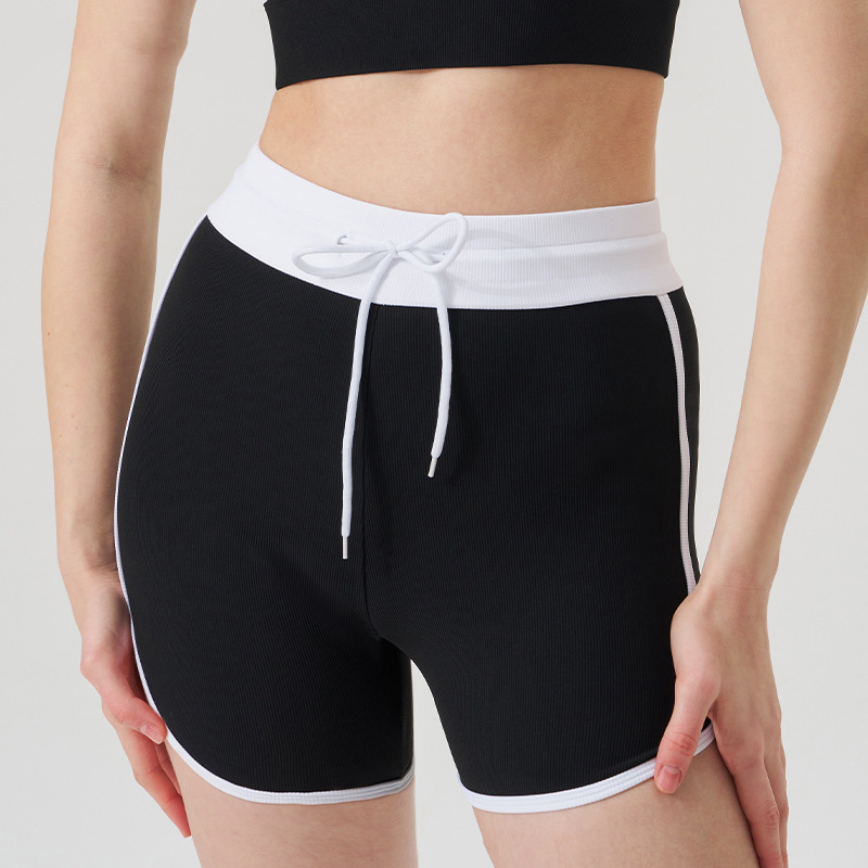Colorblock Running Shorts for Fitness & Yoga SKL-QY-K4607