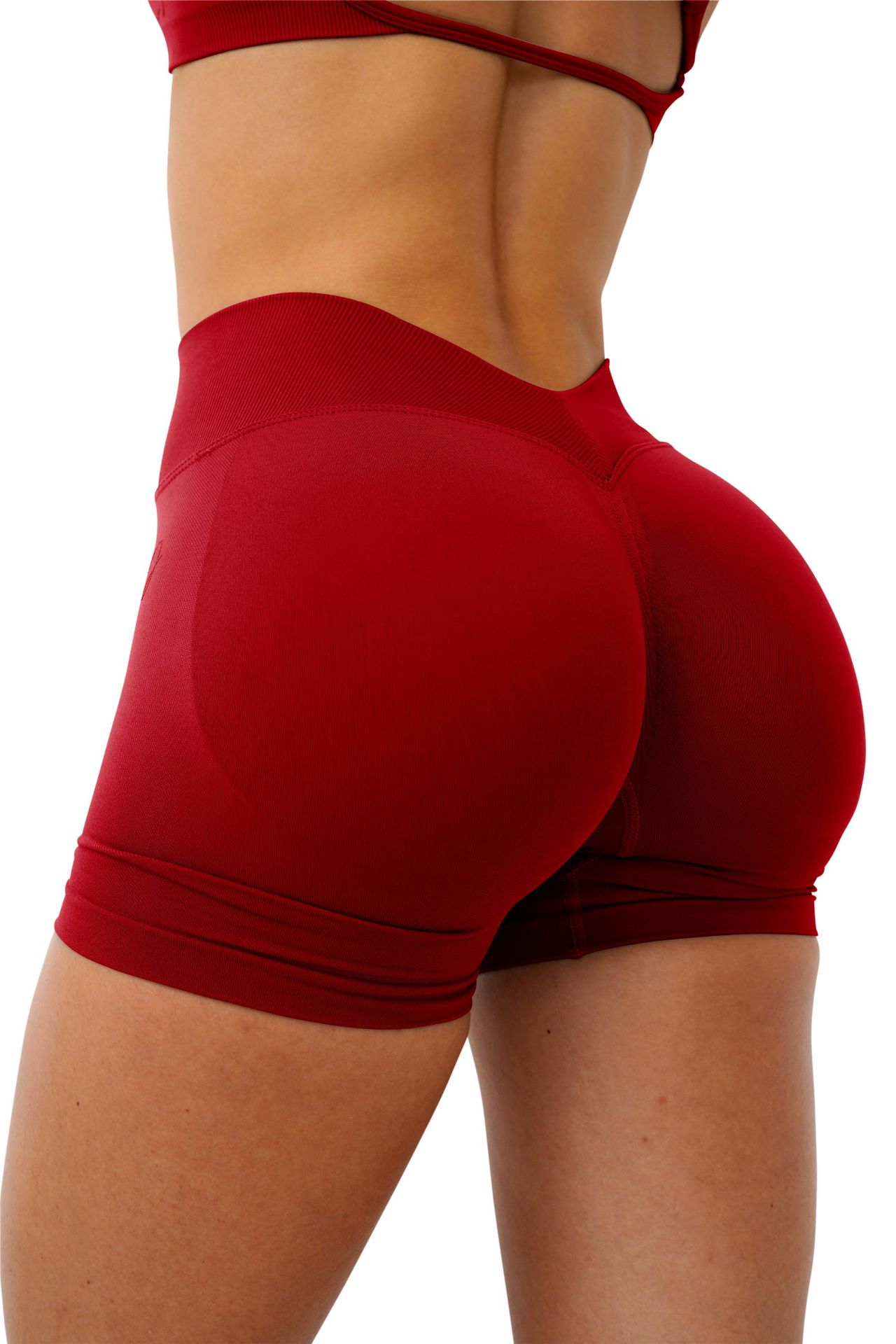 Seamless High Elasticity Butt-Lifting Yoga Shorts SG8003DK1