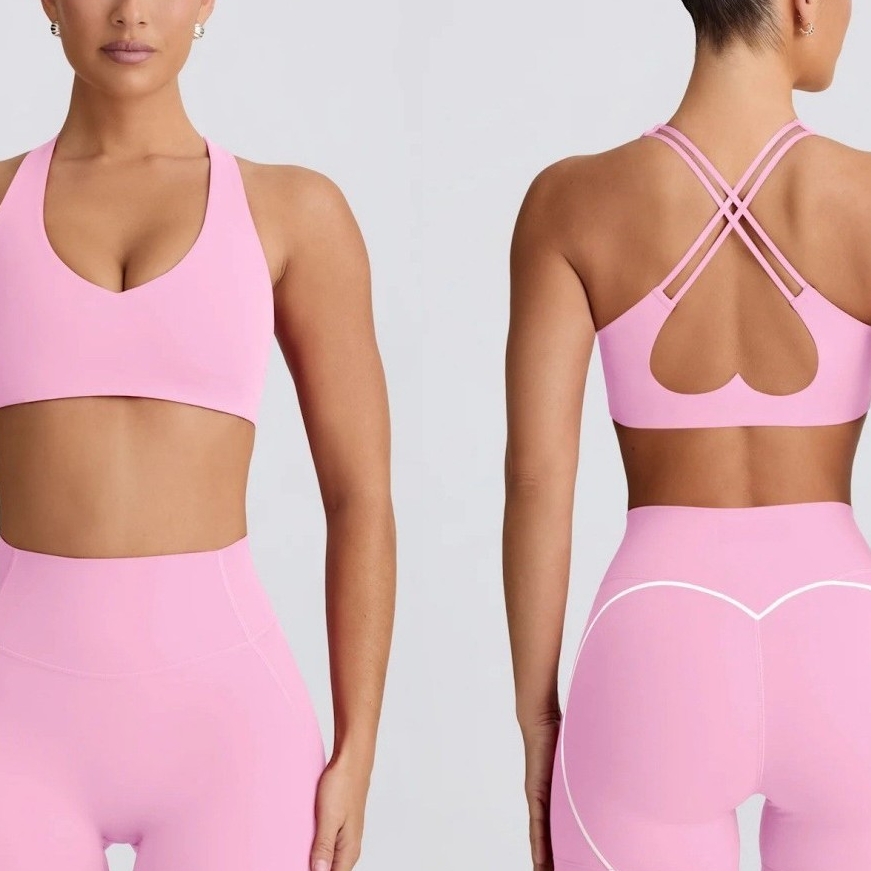 White and Green Colorblock High-Waisted Butt-Lifting Tummy-Control Fitness Shorts SKL-FNK25119